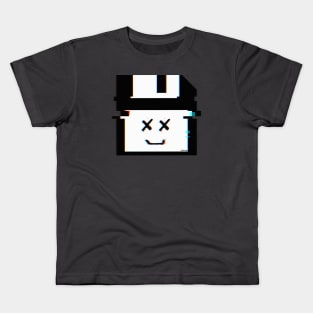 Dead Disk Glitch Kids T-Shirt